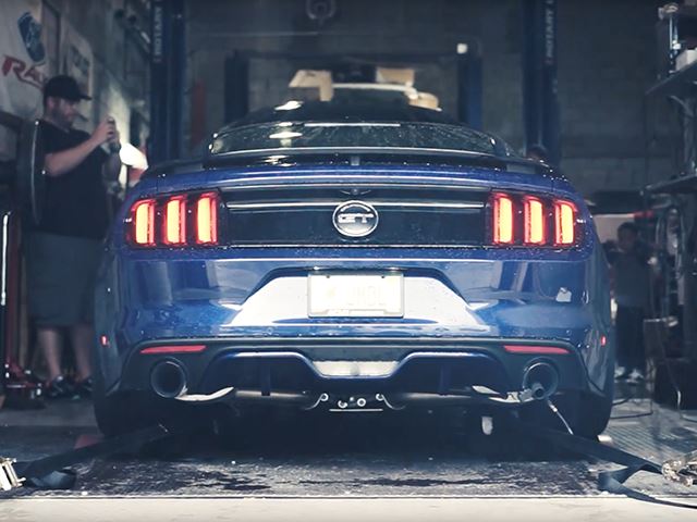 Синий дьявол - турбированный Ford Mustang GT с 666 л.с.